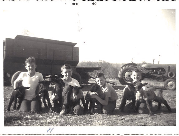 1960 Nebraska family photo