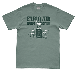 Farm Aid 2024 goat shirt