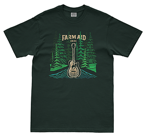 Farm Aid 2024 woodcut shirt